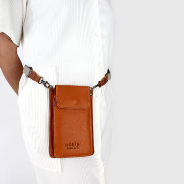 Bolso Bandolera Delamo Cuero