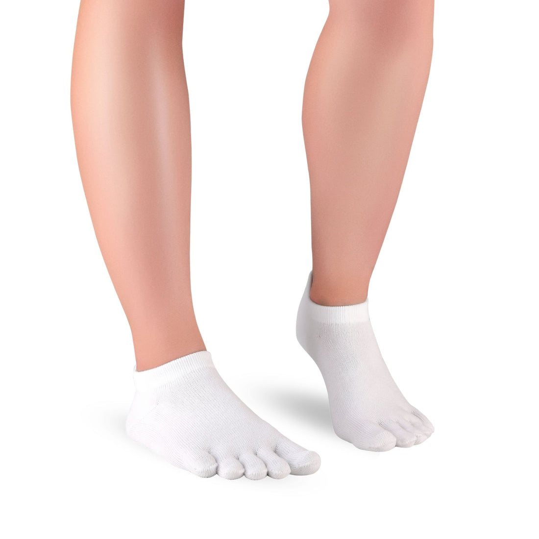 MN-Knitido Everyday Essential Sneaker Zehensocken weiß