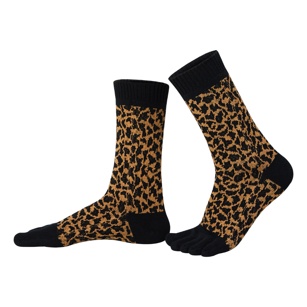 MN-Knitido Trailer Garden Leopard Zehensocken
