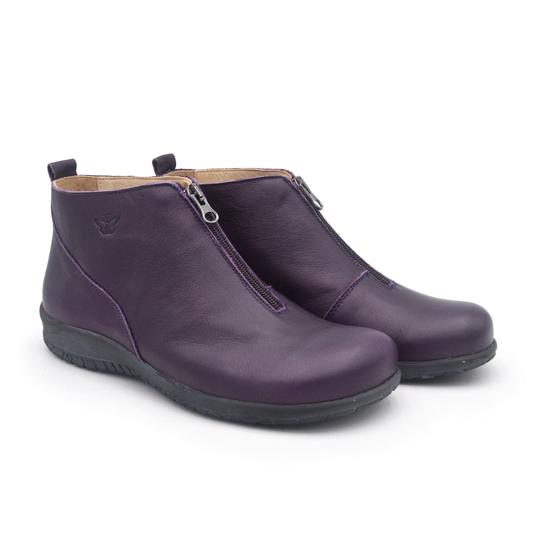 MN-Lucia Komfortschuhe Damen Leder Lavandel, Ansicht 3