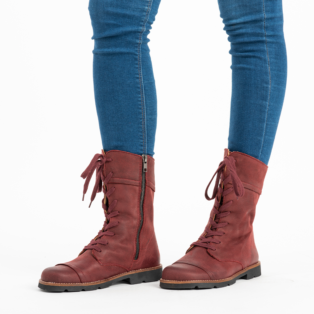 HOT Schuhe Kurze Stiefel Braun Ankle Boots Schuhe Braune